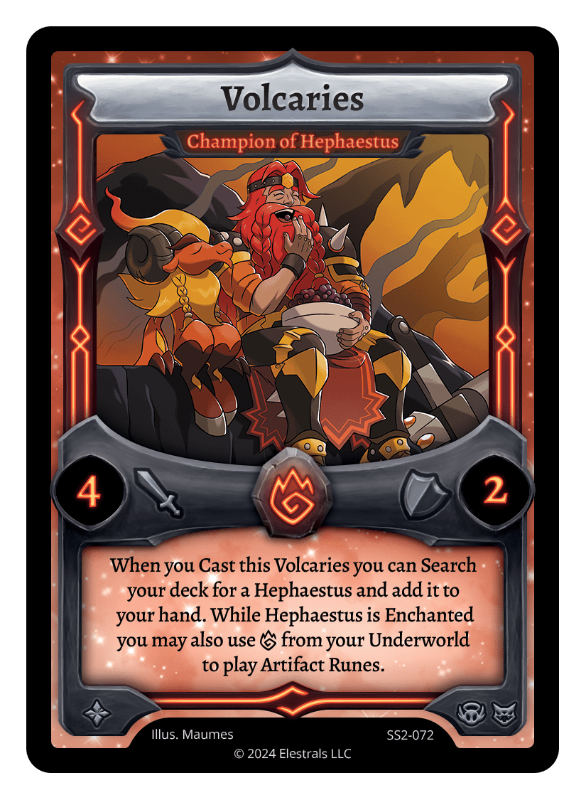 Volcaries - Champion of Hephaestus - SS2-072